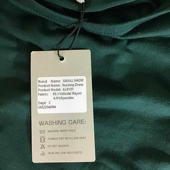 SmallShow Women’s Maternity/ Nursing Maxi Dress Sz. Small NWT - Picture 7 of 9